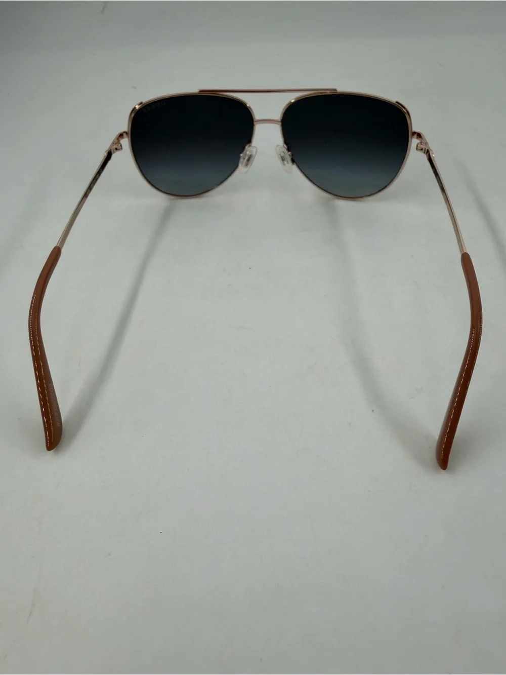 Guess Women’s GU00193 32B Gold Aviator Sunglasses Gradient Brown Lens 58-12 140